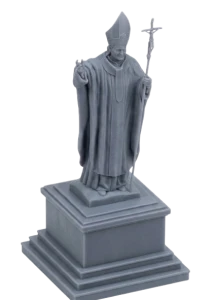 Pomnik JPII w skali 1:87