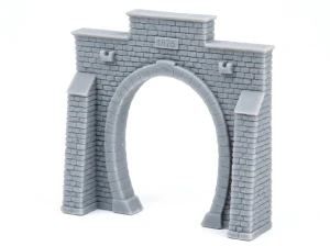 Portal tunelu 1 tor - kamień w skali 1:87 wersja 2