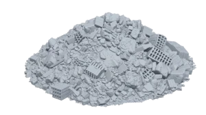 Kupa gruzu budowlanego w skali 1:87