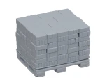 Cegły na palecie w skali 1:87