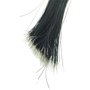 Przewód drut 0,25x300mm czarny 20 sztuk