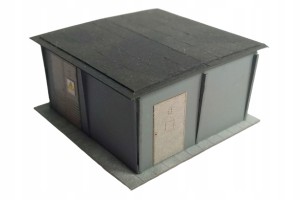 TT - Stacja trafo 1:120 makieta diorama