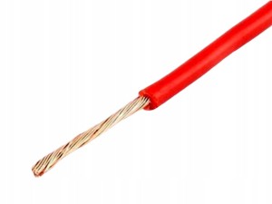 Przewód linka giętka LgY 1x0.5 czerwony