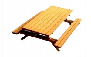 H0 - Ławka ogrodowa 1:87